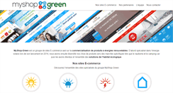 Desktop Screenshot of myshop-green.com